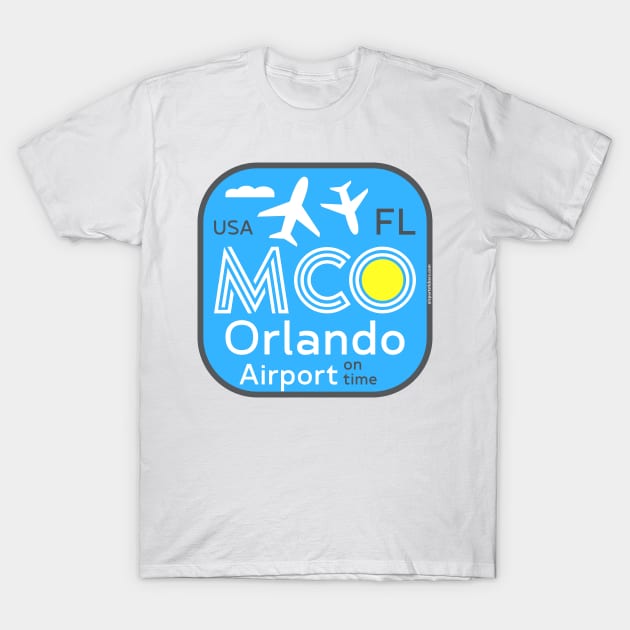 MCO airport code T-Shirt by Woohoo